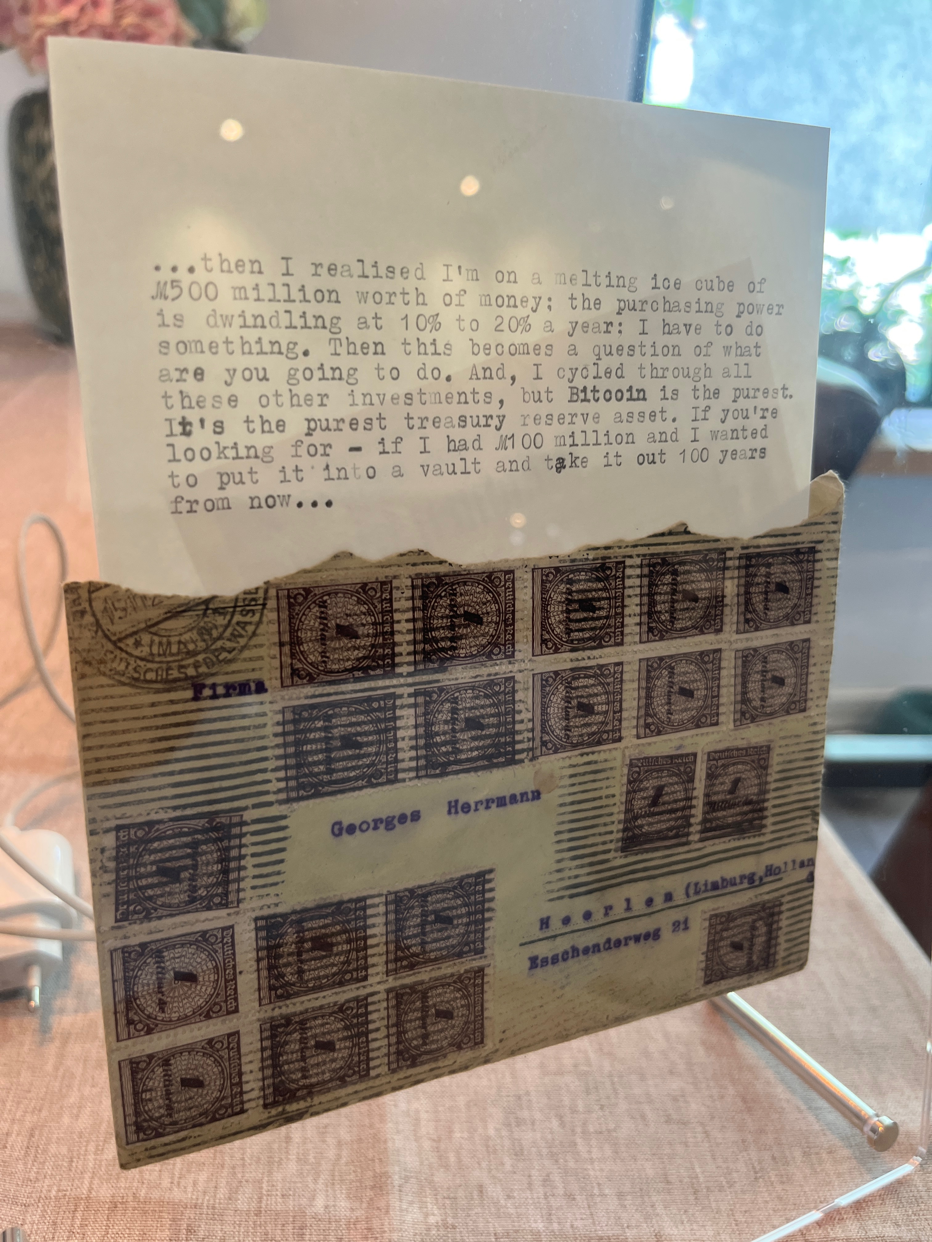 A Letter From Saylor